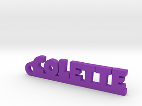 COLETTE Keychain Lucky in Purple Processed Versatile Plastic