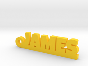 JAMES Keychain Lucky in Yellow Processed Versatile Plastic