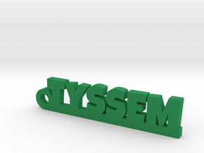TYSSEM Keychain Lucky in Green Processed Versatile Plastic