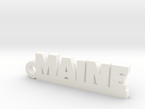 MAINE Keychain Lucky in Natural Sandstone
