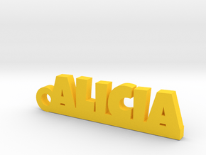 ALICIA Keychain Lucky in Yellow Processed Versatile Plastic