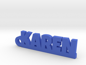 KAREN Keychain Lucky in Blue Processed Versatile Plastic