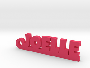 JOELLE Keychain Lucky in Pink Processed Versatile Plastic