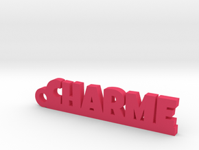 CHARME Keychain Lucky in Rhodium Plated Brass