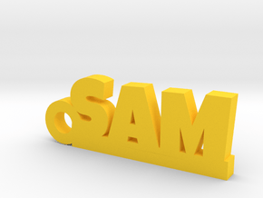 SAM Keychain Lucky in Yellow Processed Versatile Plastic