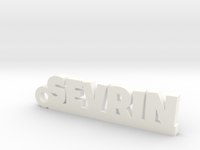 SEVRIN Keychain Lucky in Rhodium Plated Brass