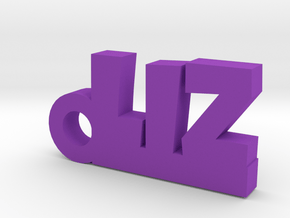LIZ Keychain Lucky in Purple Processed Versatile Plastic