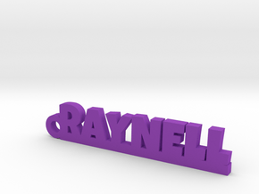 RAYNELL Keychain Lucky in Rhodium Plated Brass