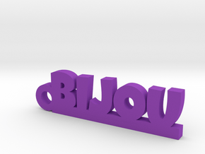 BIJOU Keychain Lucky in Purple Processed Versatile Plastic