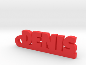 DENIS Keychain Lucky in Red Processed Versatile Plastic