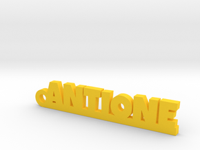 ANTIONE Keychain Lucky in Yellow Processed Versatile Plastic