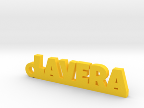 LAVERA Keychain Lucky in Natural Brass