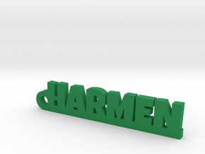 HARMEN Keychain Lucky in Green Processed Versatile Plastic
