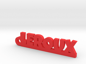 LEROUX Keychain Lucky in Red Processed Versatile Plastic