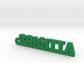 BRIGITTA Keychain Lucky in Green Processed Versatile Plastic