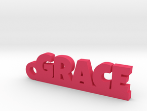 GRACE Keychain Lucky in Pink Processed Versatile Plastic