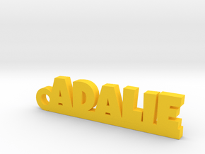 ADALIE Keychain Lucky in Yellow Processed Versatile Plastic