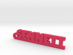 SENNETT Keychain Lucky in Pink Processed Versatile Plastic