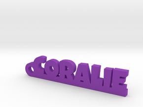 CORALIE Keychain Lucky in Purple Processed Versatile Plastic