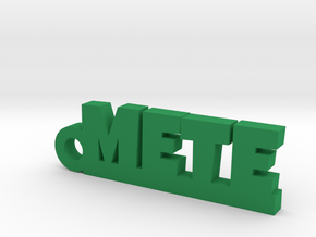METE Keychain Lucky in Green Processed Versatile Plastic