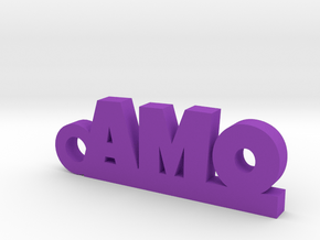 AMO Keychain Lucky in Purple Processed Versatile Plastic