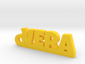 VERA Keychain Lucky in Yellow Processed Versatile Plastic