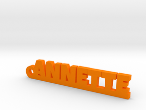 ANNETTE Keychain Lucky in Orange Processed Versatile Plastic