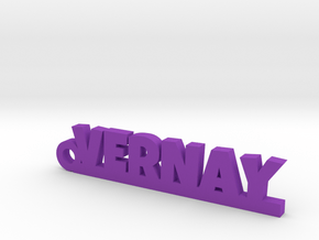 VERNAY Keychain Lucky in Purple Processed Versatile Plastic