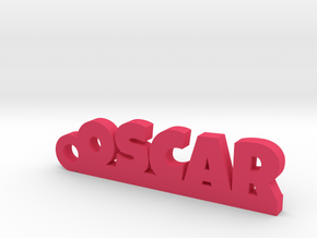 OSCAR Keychain Lucky in Pink Processed Versatile Plastic