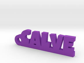 CALVE Keychain Lucky in Purple Processed Versatile Plastic