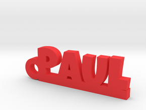 PAUL Keychain Lucky in Red Processed Versatile Plastic