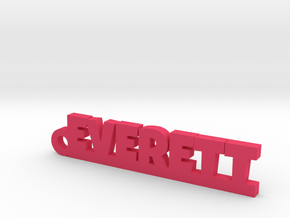 EVERETT Keychain Lucky in Pink Processed Versatile Plastic