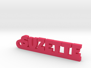 SUZETTE Keychain Lucky in Pink Processed Versatile Plastic