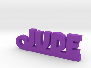 JUDE Keychain Lucky in Purple Processed Versatile Plastic