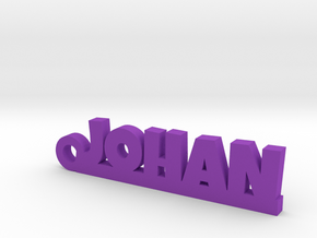 JOHAN Keychain Lucky in Purple Processed Versatile Plastic