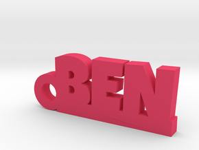 BEN Keychain Lucky in Pink Processed Versatile Plastic