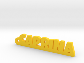 CAPRINA Keychain Lucky in Yellow Processed Versatile Plastic
