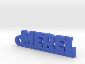 MEREL Keychain Lucky in Blue Processed Versatile Plastic