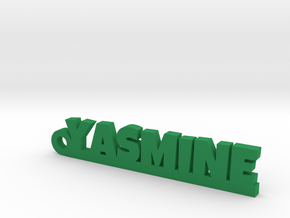 YASMINE Keychain Lucky in Green Processed Versatile Plastic