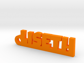 LISETH Keychain Lucky in Orange Processed Versatile Plastic
