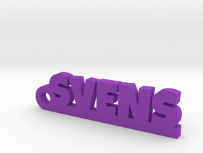 SVENS Keychain Lucky in Purple Processed Versatile Plastic