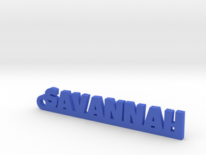 SAVANNAH Keychain Lucky in Blue Processed Versatile Plastic
