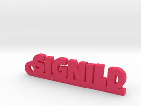 SIGNILD Keychain Lucky in Pink Processed Versatile Plastic