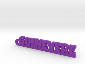 GUINEVERE Keychain Lucky in Purple Processed Versatile Plastic