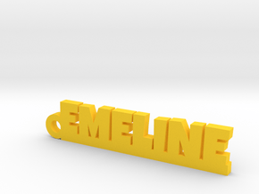 EMELINE Keychain Lucky in Yellow Processed Versatile Plastic