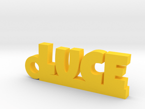 LUCE Keychain Lucky in Yellow Processed Versatile Plastic