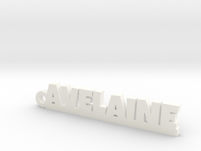 AVELAINE Keychain Lucky in Natural Silver