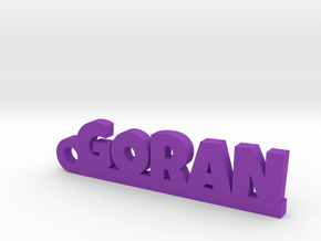 GORAN Keychain Lucky in Purple Processed Versatile Plastic