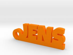 JENS Keychain Lucky in Orange Processed Versatile Plastic