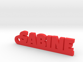 SABINE Keychain Lucky in Red Processed Versatile Plastic